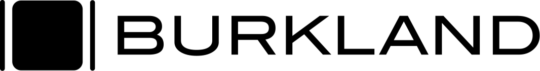 Burkland logo, black